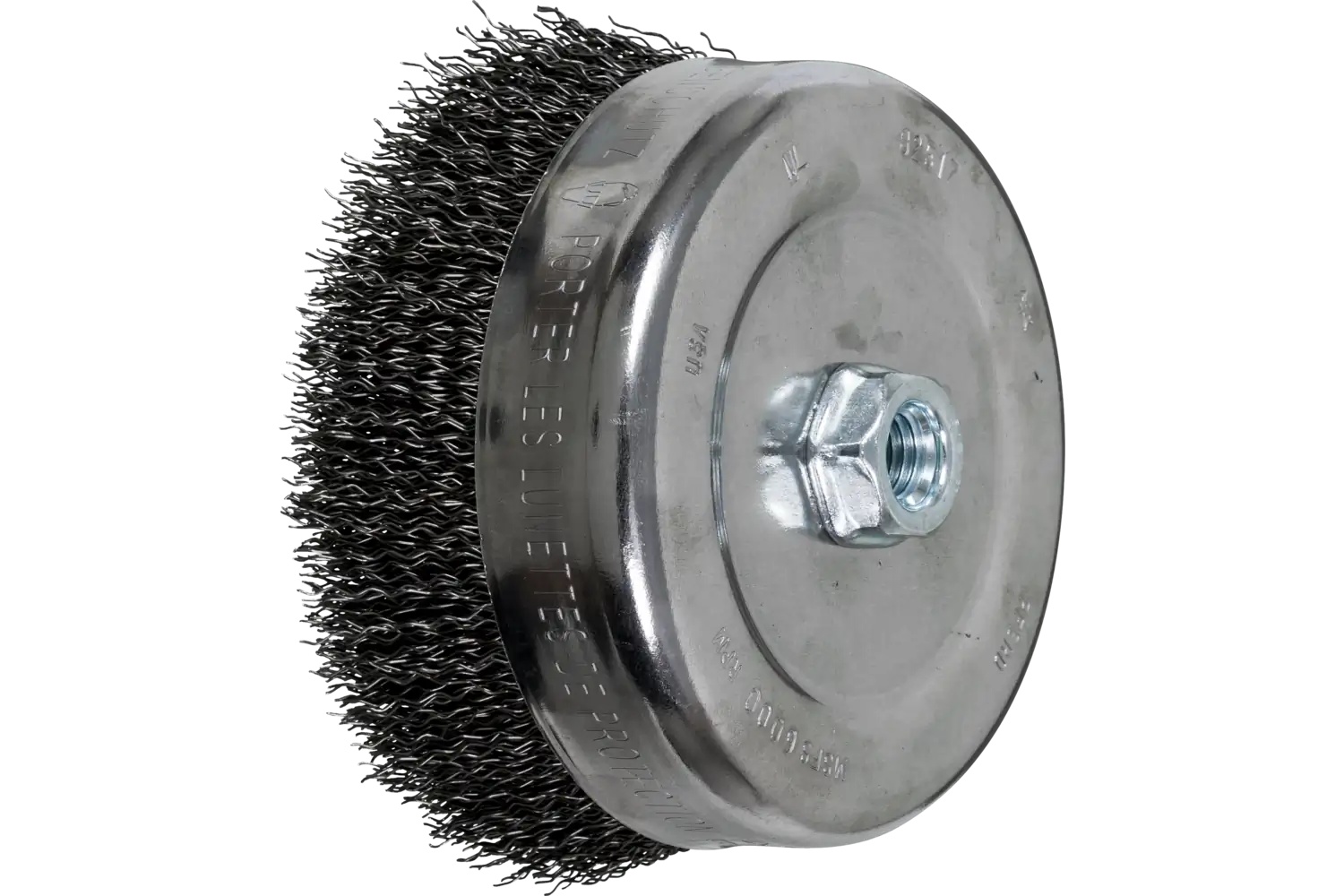 Picture of Pferd Crimped Wire Cup Brush 6" Dia. .020 Carbon Steel 5/8-11 Thread